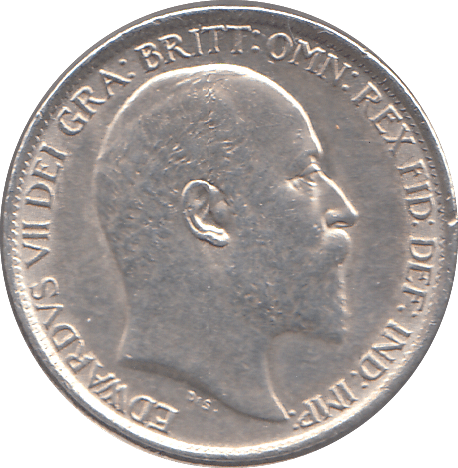 1907 SIXPENCE ( GVF ) - SIXPENCE - Cambridgeshire Coins