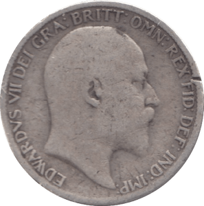 1907 SIXPENCE ( NF ) - SIXPENCE - Cambridgeshire Coins