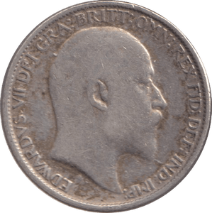 1907 SIXPENCE ( NF ) - SIXPENCE - Cambridgeshire Coins