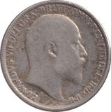 1907 SIXPENCE ( NF ) - SIXPENCE - Cambridgeshire Coins