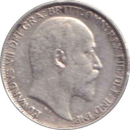 1907 SIXPENCE ( VF ) - SIXPENCE - Cambridgeshire Coins