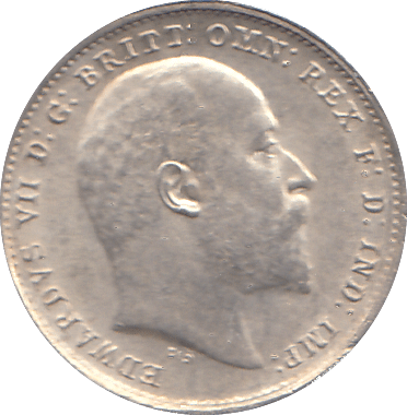 1907 THREEPENCE ( UNC ) - THREEPENCE - Cambridgeshire Coins