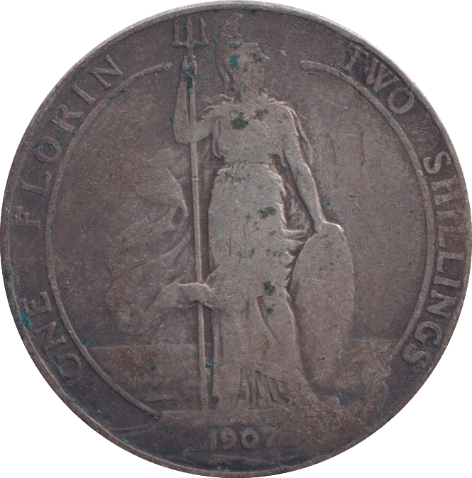 1907 TWO SHILLINGS (FINE) - TWO SHILLINGS - Cambridgeshire Coins