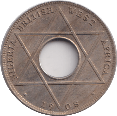 1908 1/10 PENNY NIGERIA - WORLD COINS - Cambridgeshire Coins