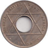 1908 1/10 PENNY NIGERIA - WORLD COINS - Cambridgeshire Coins