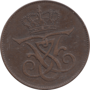 1908 DENMARK 5 ORE - WORLD COINS - Cambridgeshire Coins