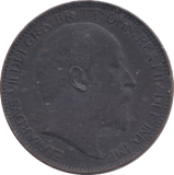 1908 FARTHING ( AUNC ) - FARTHING - Cambridgeshire Coins