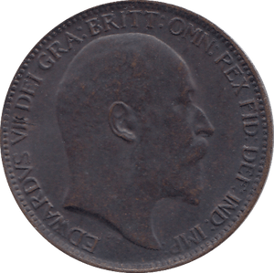 1908 FARTHING ( AUNC ) - FARTHING - Cambridgeshire Coins