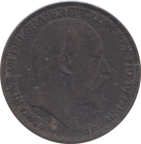 1908 FARTHING ( GF ) - FARTHING - Cambridgeshire Coins