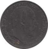 1908 FARTHING ( GF ) - FARTHING - Cambridgeshire Coins