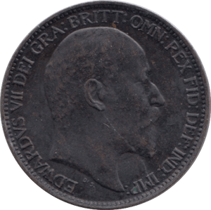 1908 FARTHING ( VF ) - Farthing - Cambridgeshire Coins