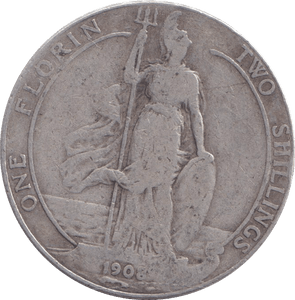 1908 FLORIN ( FINE ) - FLORIN - Cambridgeshire Coins