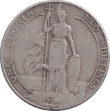1908 FLORIN ( FINE ) - FLORIN - Cambridgeshire Coins