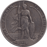 1908 FLORIN ( FINE ) - FLORIN - Cambridgeshire Coins