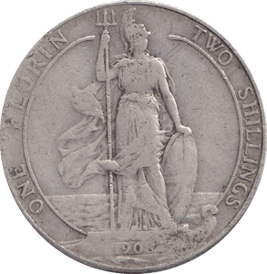 1908 FLORIN ( FINE ) - FLORIN - Cambridgeshire Coins
