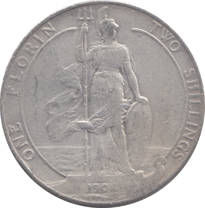 1908 FLORIN ( FINE ) - FLORIN - Cambridgeshire Coins