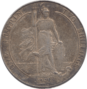 1908 FLORIN ( GF ) - FLORIN - Cambridgeshire Coins
