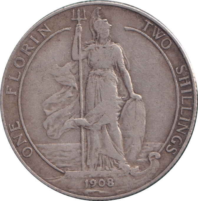 1908 FLORIN ( GF ) - FLORIN - Cambridgeshire Coins
