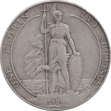 1908 FLORIN ( GF ) - FLORIN - Cambridgeshire Coins