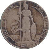 1908 FLORIN ( NF ) - FLORIN - Cambridgeshire Coins