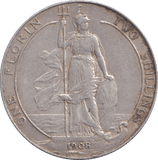 1908 FLORIN ( VF ) - FLORIN - Cambridgeshire Coins