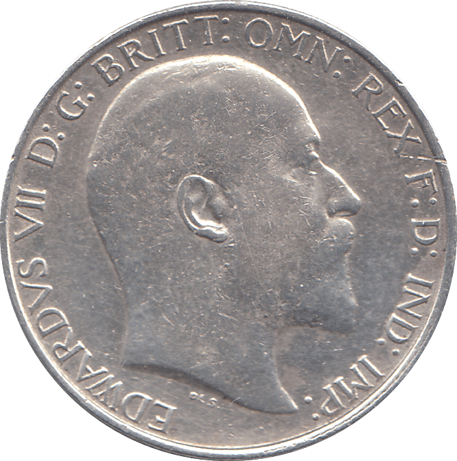 1908 FLORIN ( VF ) - FLORIN - Cambridgeshire Coins