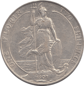 1908 FLORIN ( VF ) - FLORIN - Cambridgeshire Coins