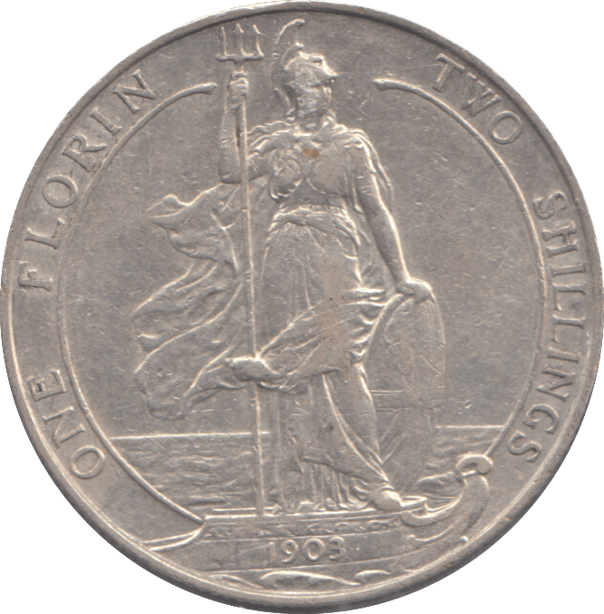 1908 FLORIN ( VF ) - FLORIN - Cambridgeshire Coins