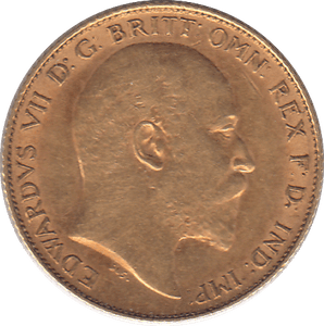 1908 GOLD HALF SOVEREIGN ( EF ) - Half Sovereign - Cambridgeshire Coins