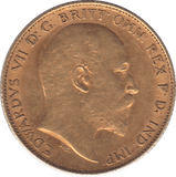 1908 GOLD HALF SOVEREIGN ( EF ) - Half Sovereign - Cambridgeshire Coins