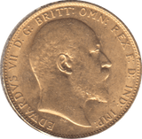 1908 GOLD SOVEREIGN ( AUNC ) - SOVEREIGN - Cambridgeshire Coins