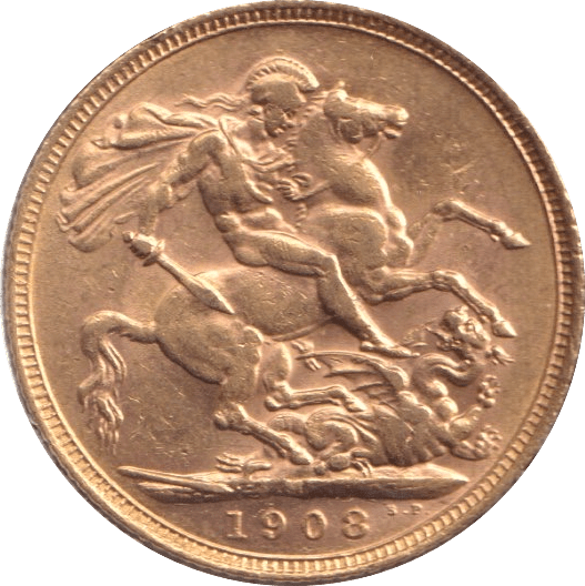 1908 GOLD SOVEREIGN ( EF ) MELBOURNE MINT - SOVEREIGN - Cambridgeshire Coins
