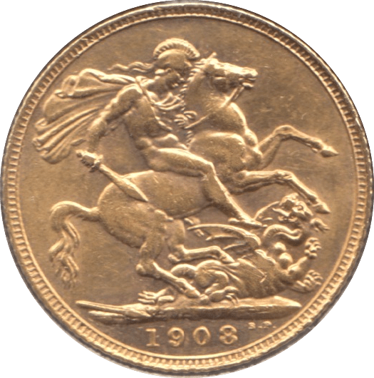 1908 GOLD SOVEREIGN ( EF ) - SOVEREIGN - Cambridgeshire Coins