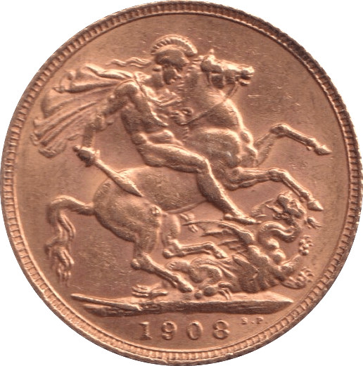1908 GOLD SOVEREIGN ( EF ) - Sovereign - Cambridgeshire Coins