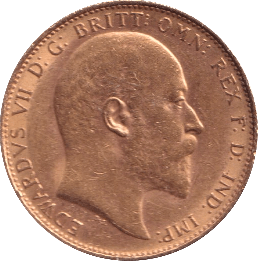 1908 GOLD SOVEREIGN ( EF ) Sovereign Cambridgeshire Coins ...