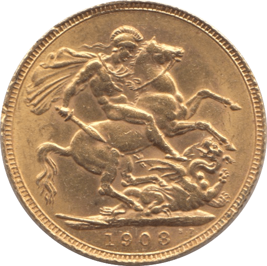 1908 GOLD SOVEREIGN ( EF ) - SOVEREIGN - Cambridgeshire Coins