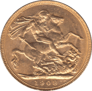 1908 GOLD SOVEREIGN PERTH MINT ( EF ) - SOVEREIGN - Cambridgeshire Coins