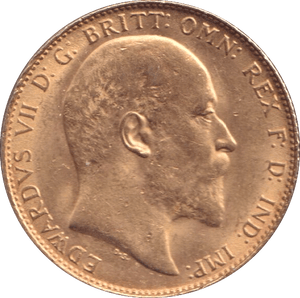 1908 GOLD SOVEREIGN ( UNC ) - SOVEREIGN - Cambridgeshire Coins