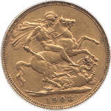 1908 GOLD SOVEREIGN ( VF ) - SOVEREIGN - Cambridgeshire Coins