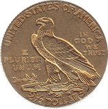 1908 GOLD TWO AND HALF DOLLARS USA - Gold World Coins - Cambridgeshire Coins