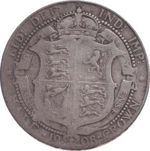 1908 HALFCROWN ( FINE ) - HALFCROWN - Cambridgeshire Coins