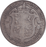 1908 HALFCROWN ( FINE ) - HALFCROWN - Cambridgeshire Coins