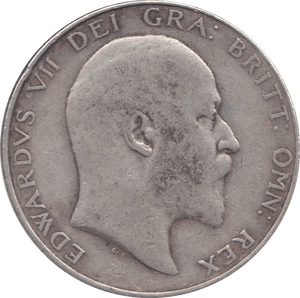 1908 HALFCROWN ( FINE ) - Halfcrown - Cambridgeshire Coins