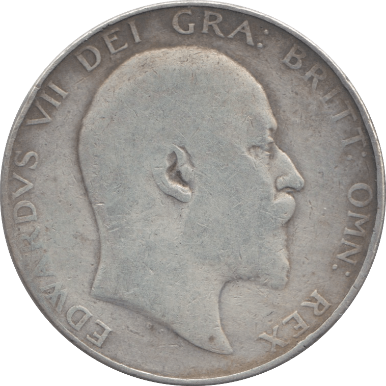 1908 HALFCROWN ( FINE ) - Halfcrown - Cambridgeshire Coins