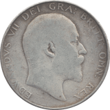 1908 HALFCROWN ( FINE ) - Halfcrown - Cambridgeshire Coins