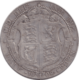 1908 HALFCROWN ( FINE ) - HALFCROWN - Cambridgeshire Coins