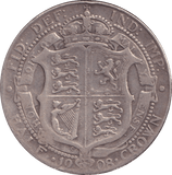 1908 HALFCROWN ( FINE ) - HALFCROWN - Cambridgeshire Coins