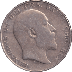 1908 HALFCROWN ( FINE ) - HALFCROWN - Cambridgeshire Coins