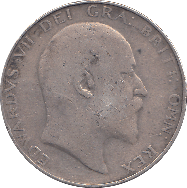 1908 HALFCROWN ( FINE ) - HALFCROWN - Cambridgeshire Coins