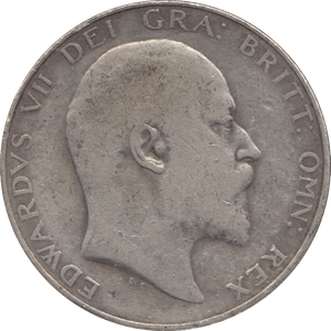 1908 HALFCROWN ( FINE ) - Halfcrown - Cambridgeshire Coins